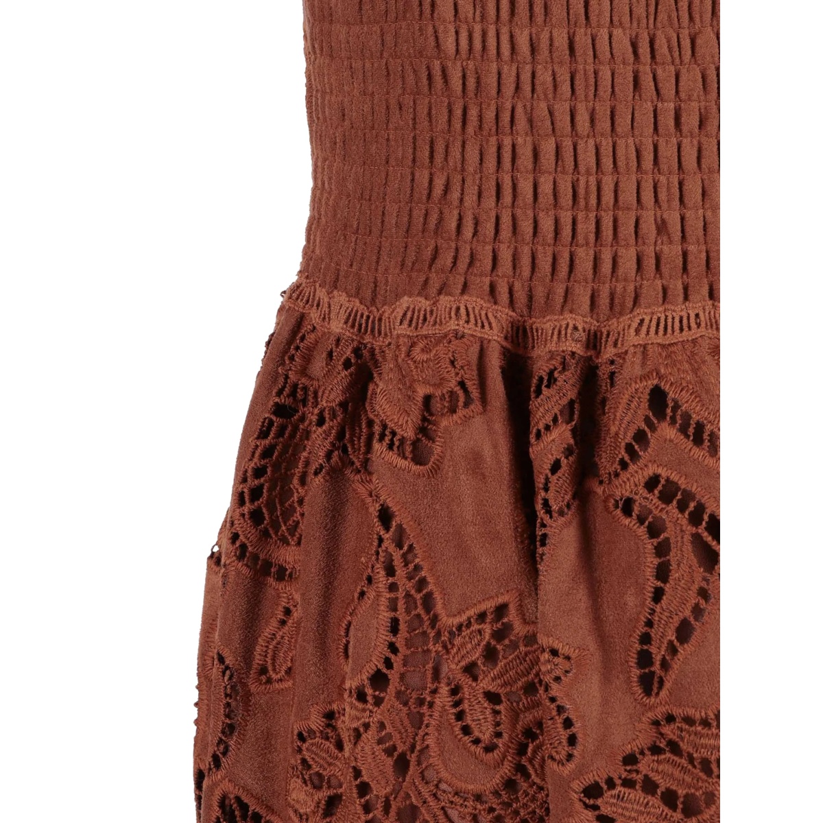 lace-embroidered tiered maxi dress - Img 3