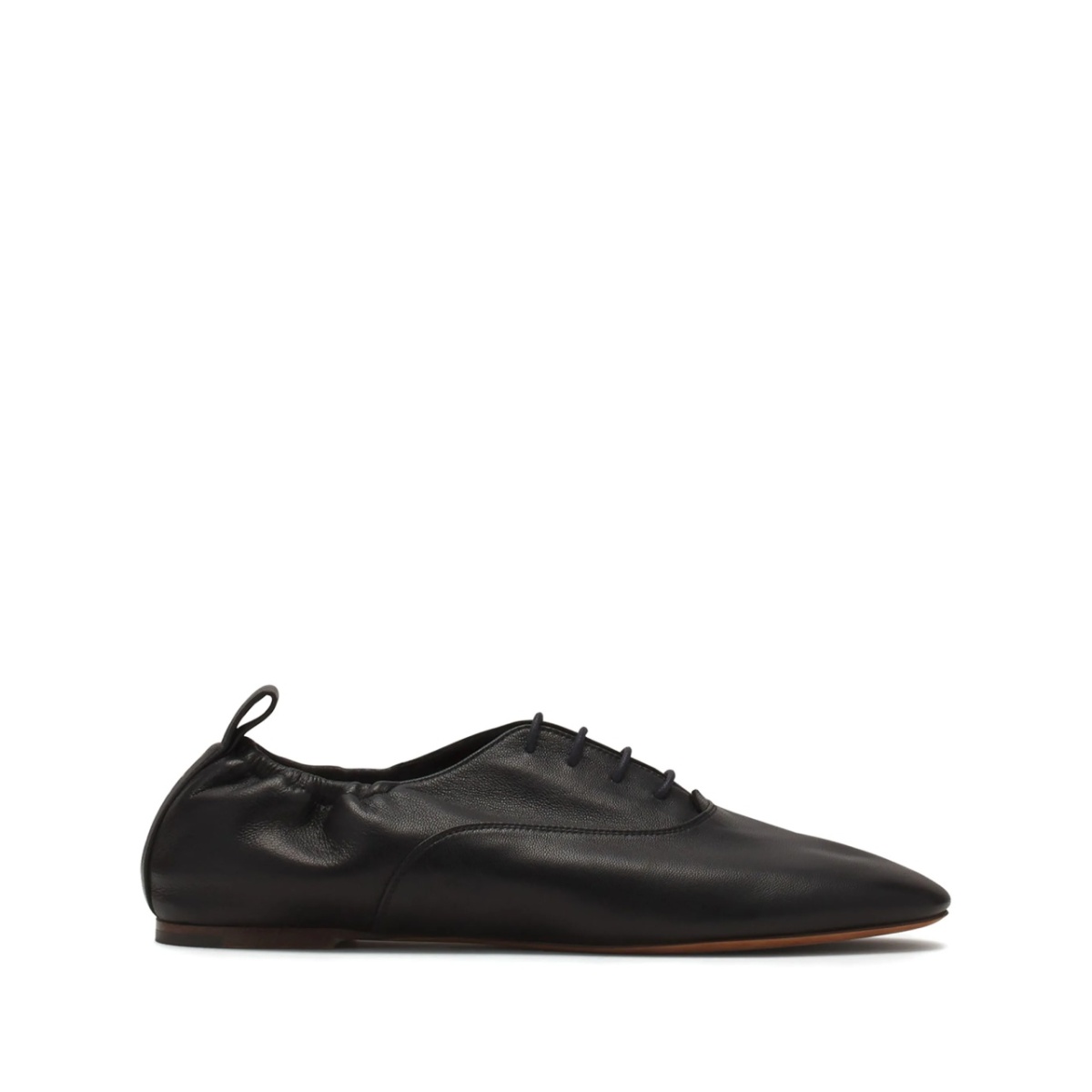 lace-up ballet flats