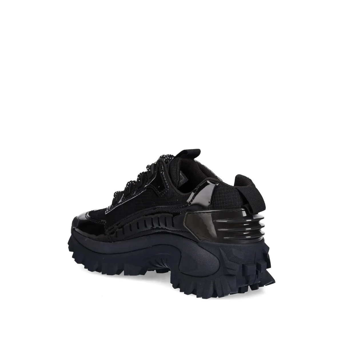 lace-up padded-collar sneakers - Img 3