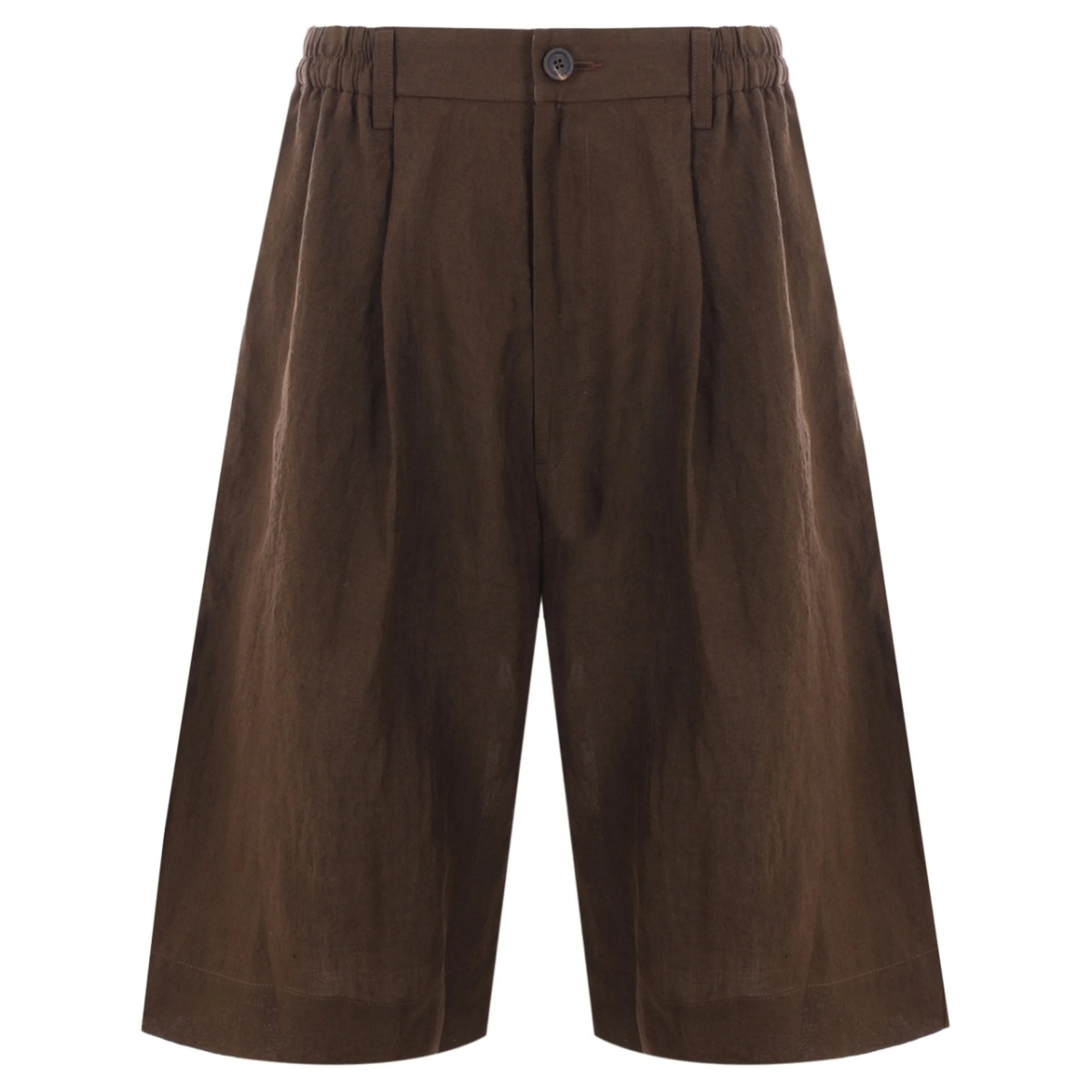 layered Bermuda shorts