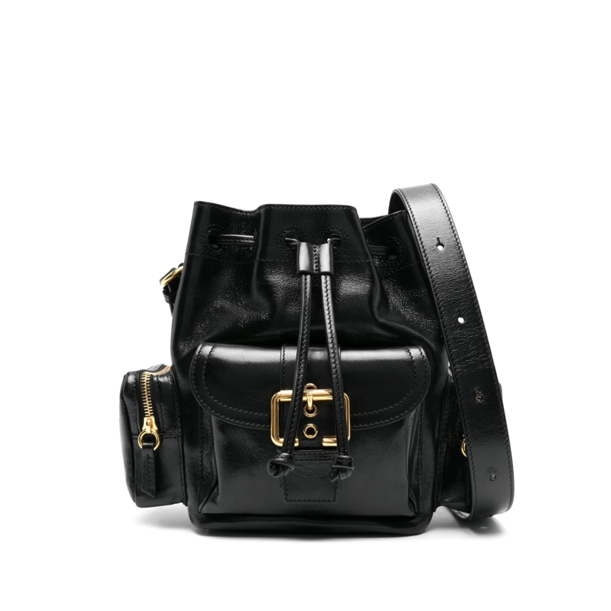 leather bucket bag