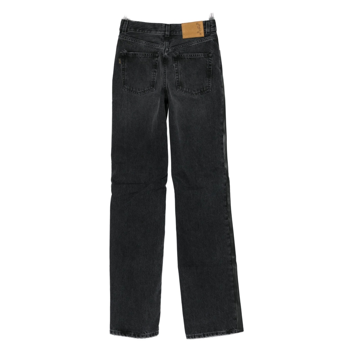 leather-panel trousers - Img 2