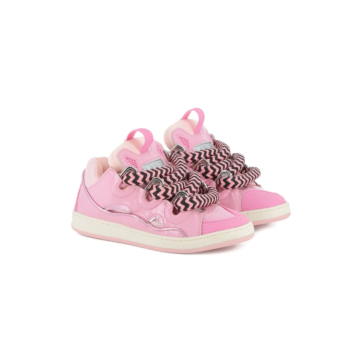leather platform sneakers - Img 3