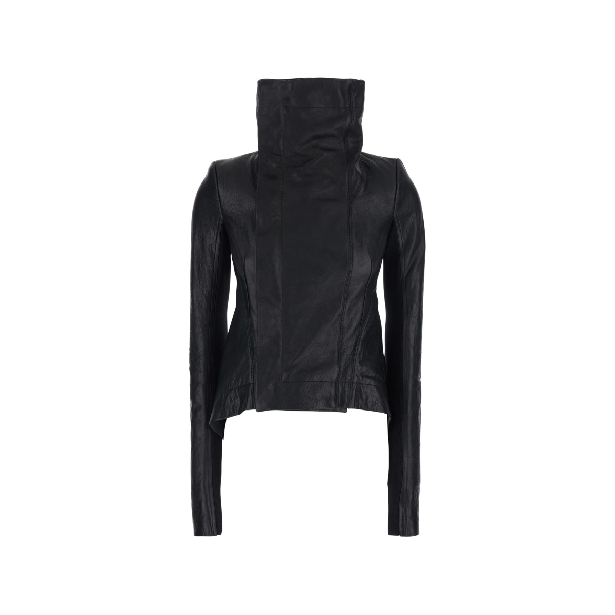 leather zip-up jacket - Img 2