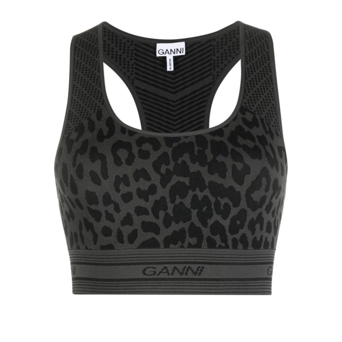 leopard-print racerback bralette