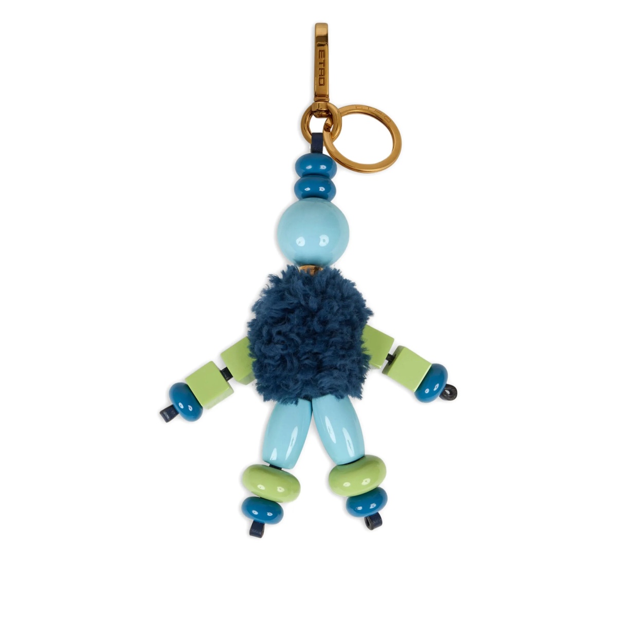 Little Man beaded charm
