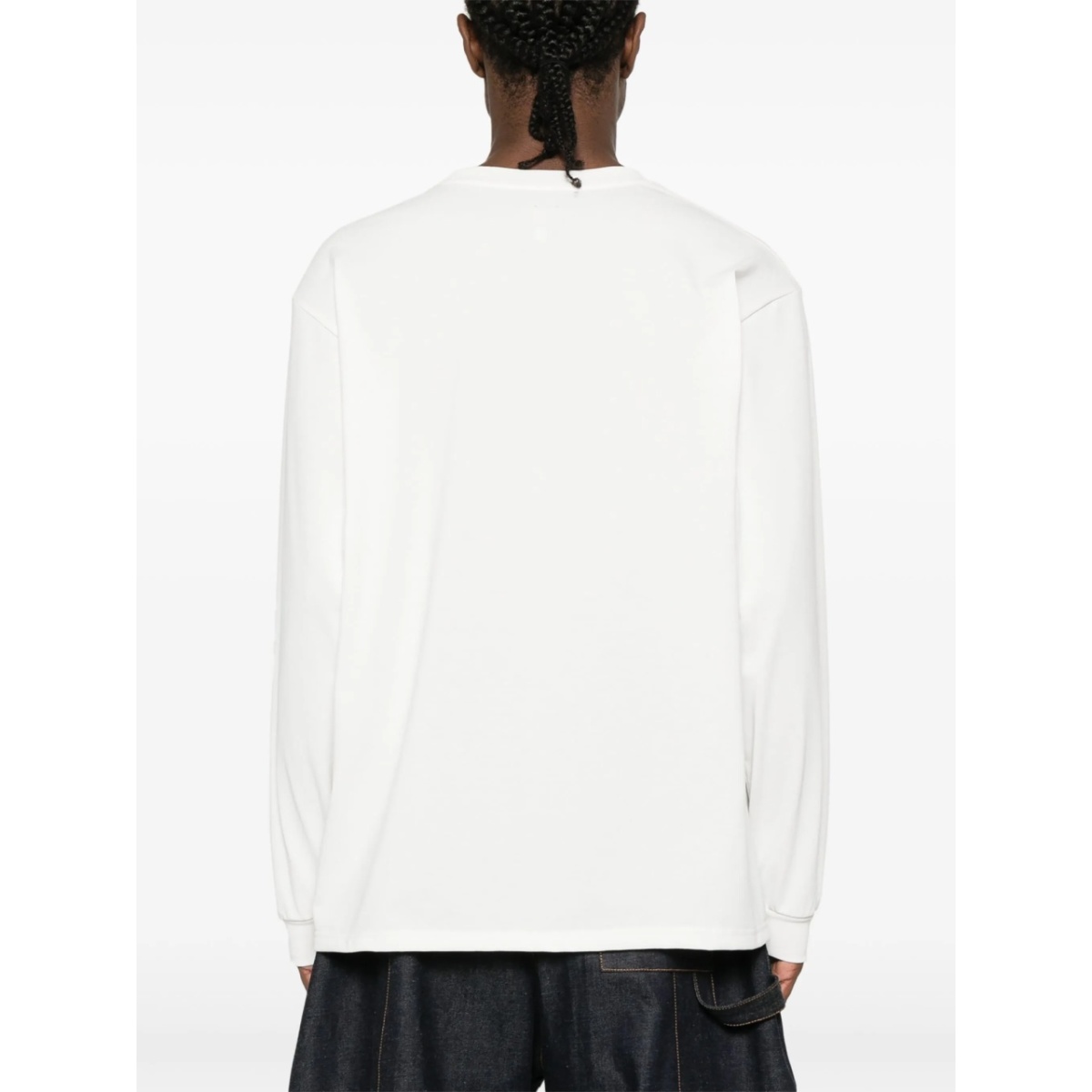 logo-appliqué jersey sweatshirt - Img 4