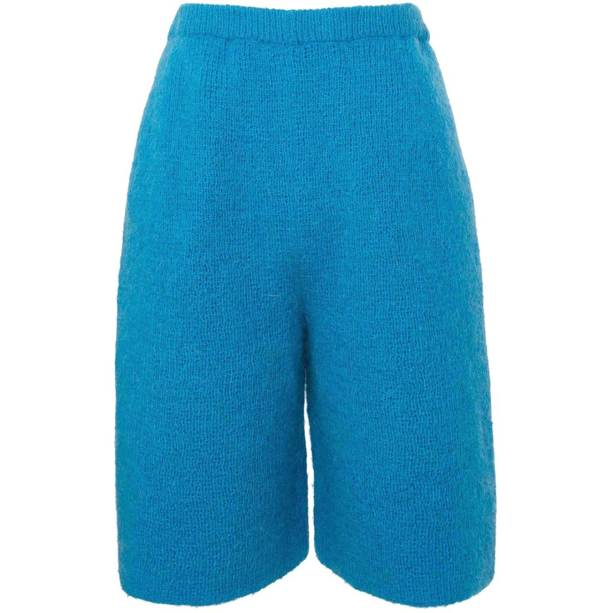 logo-appliqué knit bermuda shorts