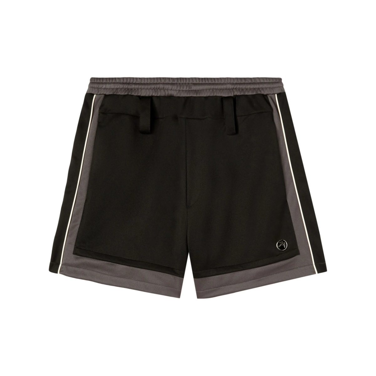 logo-appliqué track shorts