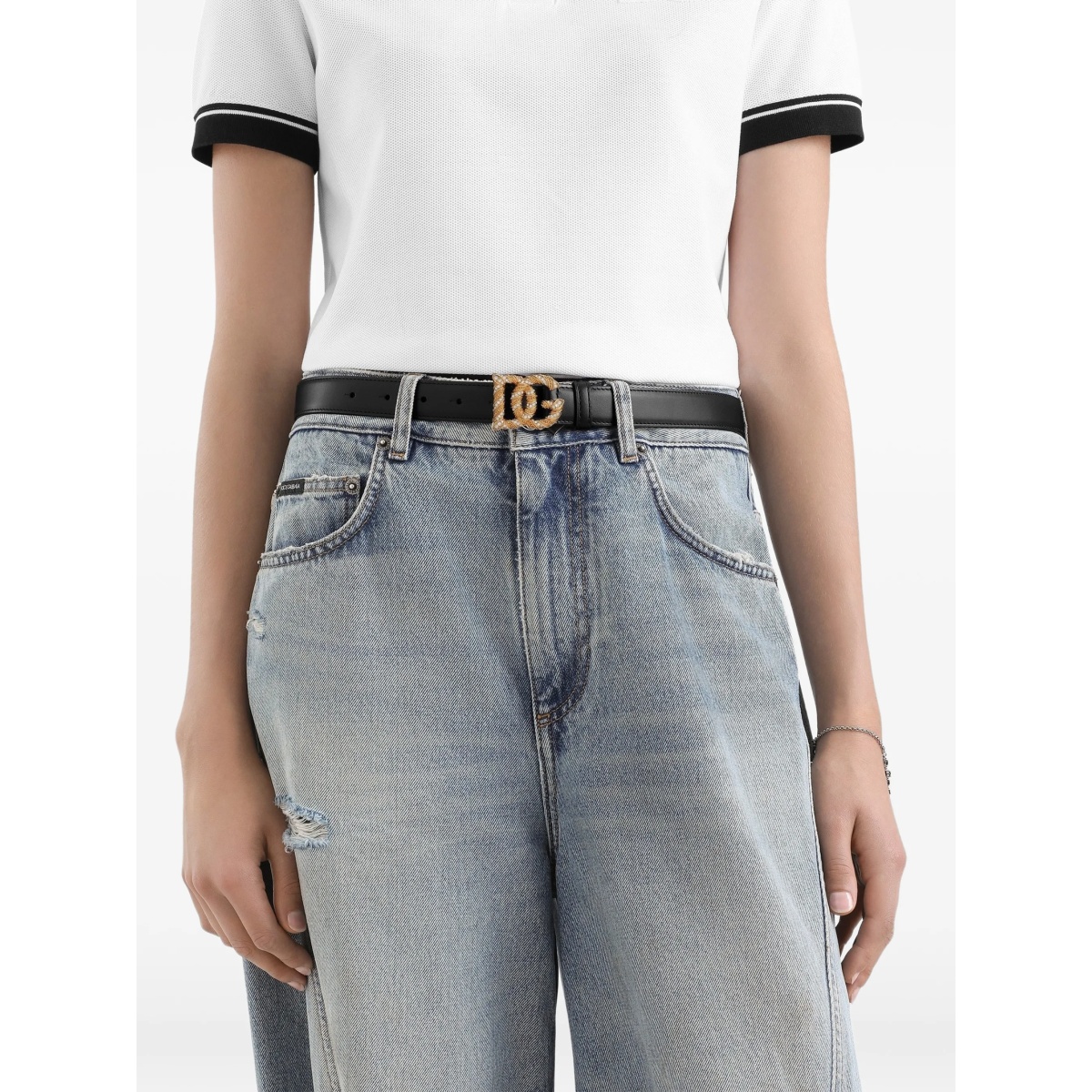 logo buckle belt - Img 2