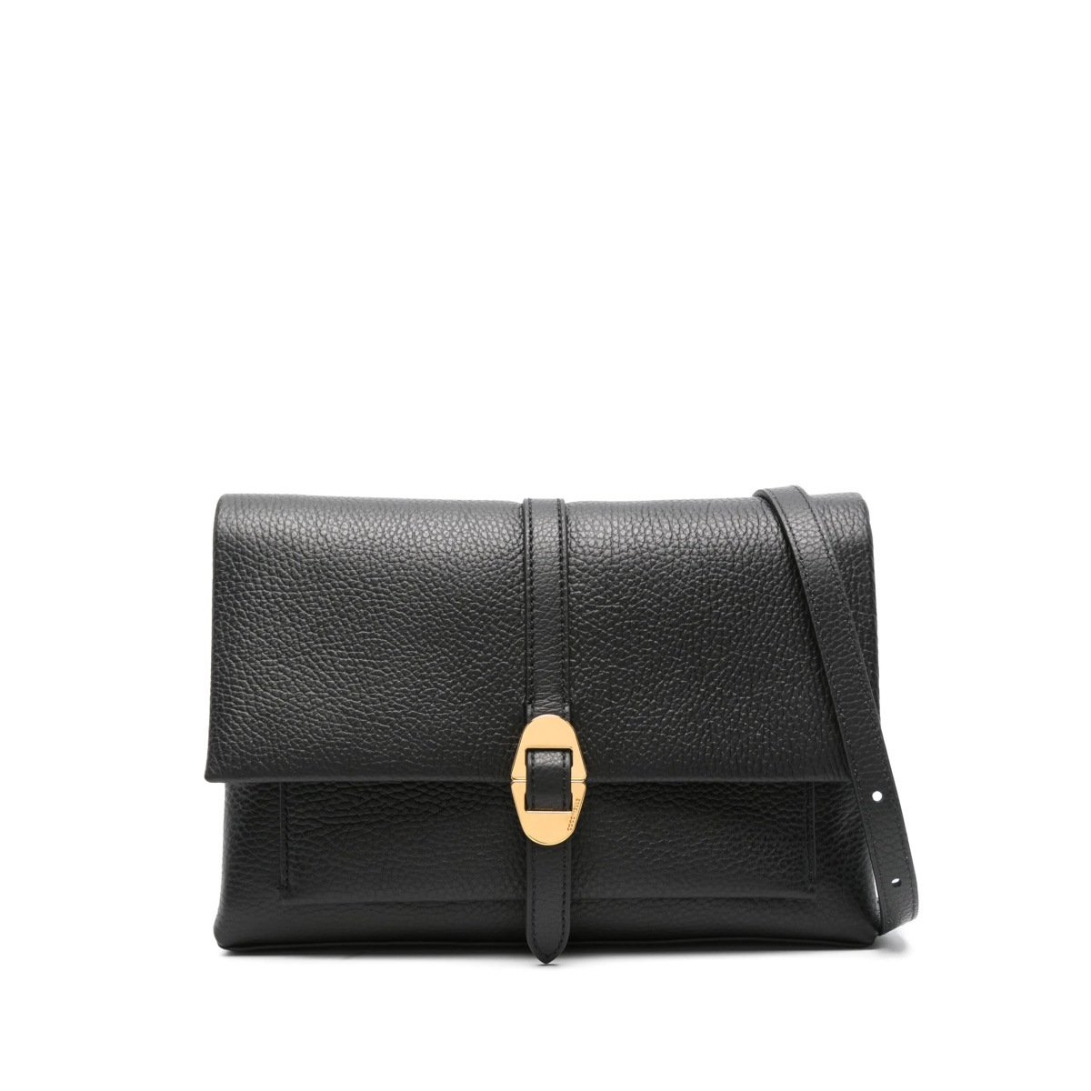 logo-buckle clutch bag