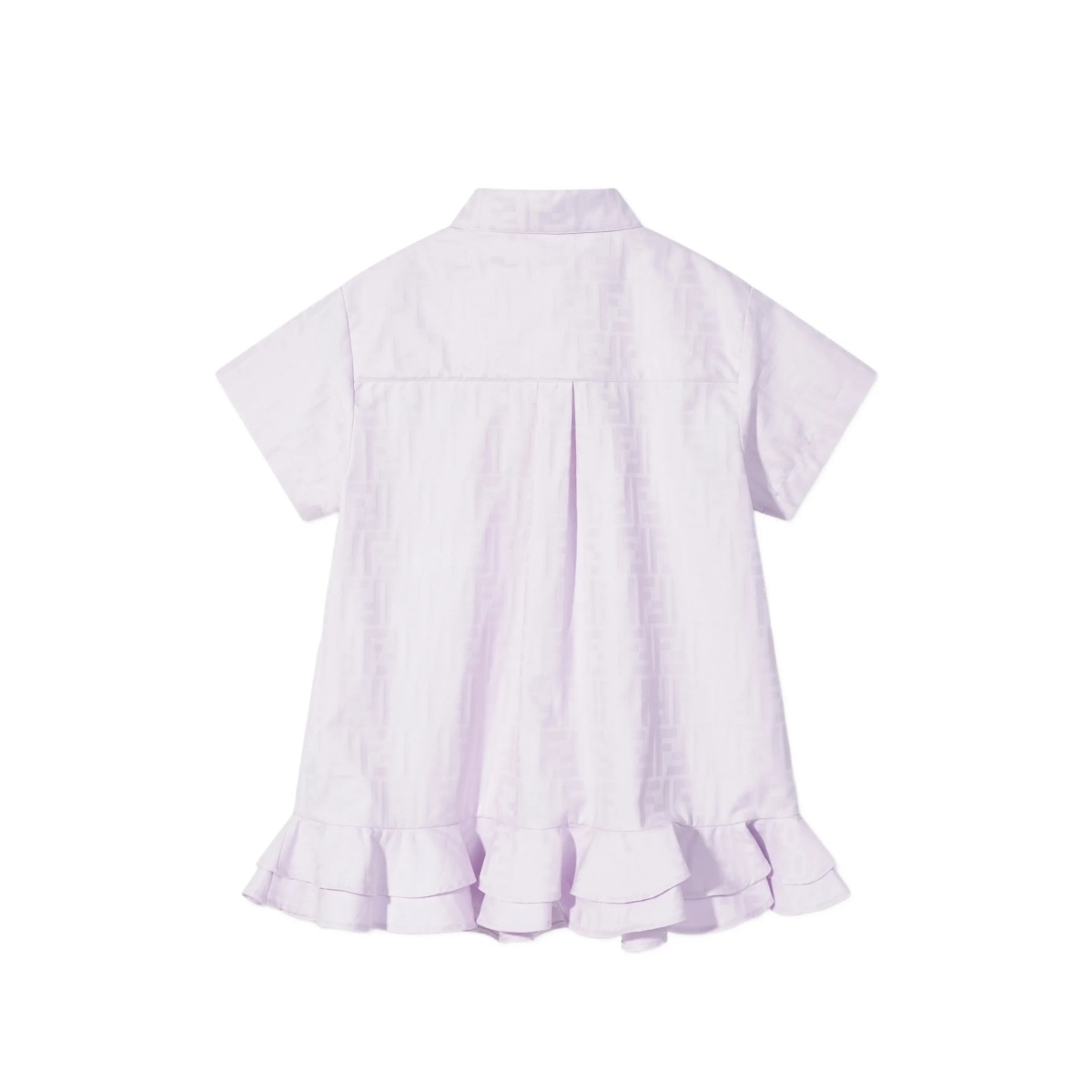 logo-detail ruffled pocket dress - Img 2