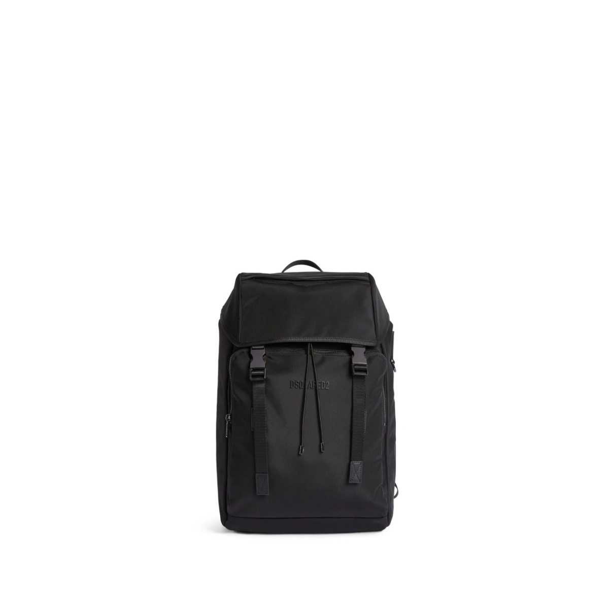 logo-embossed backpack