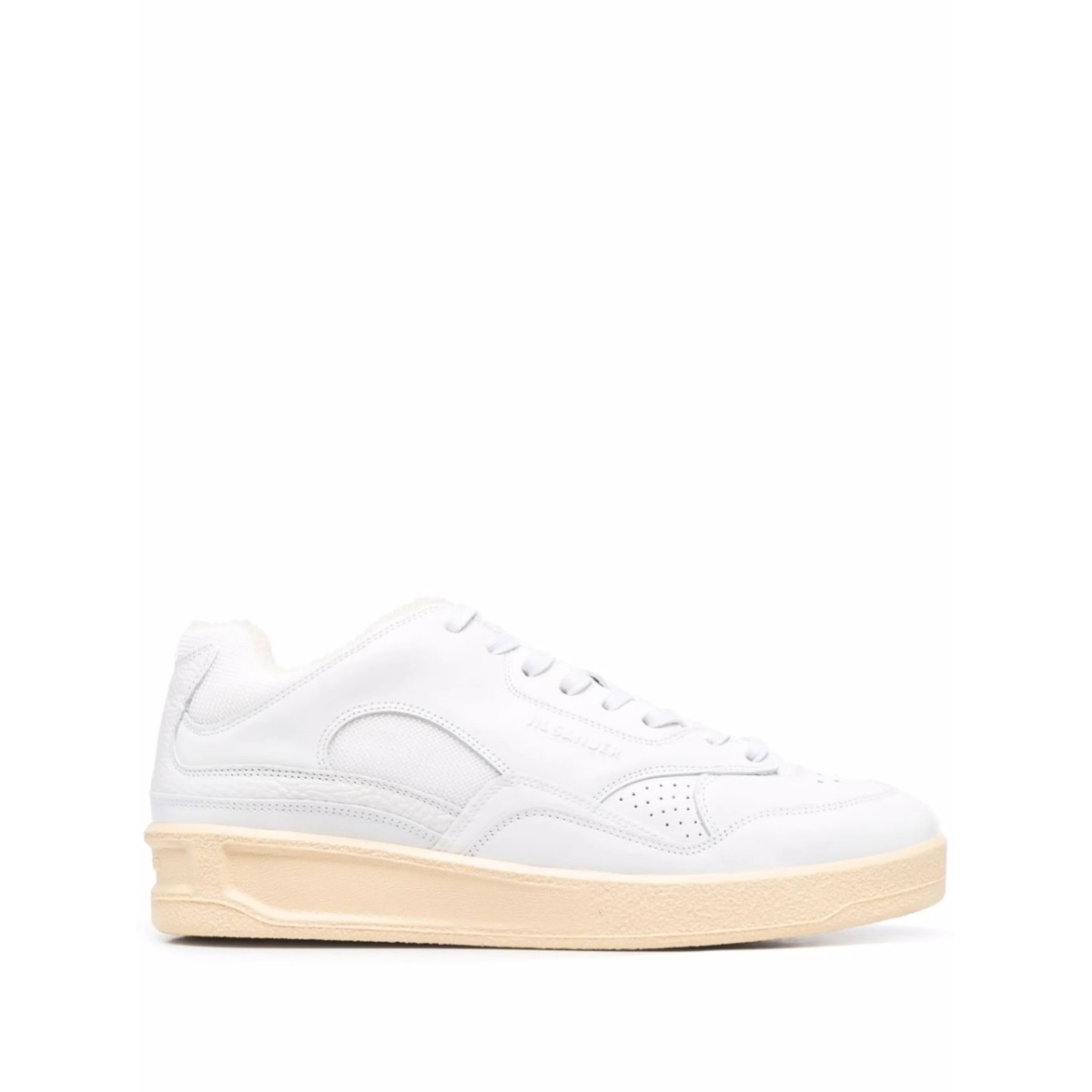 logo-embossed low-top sneakers