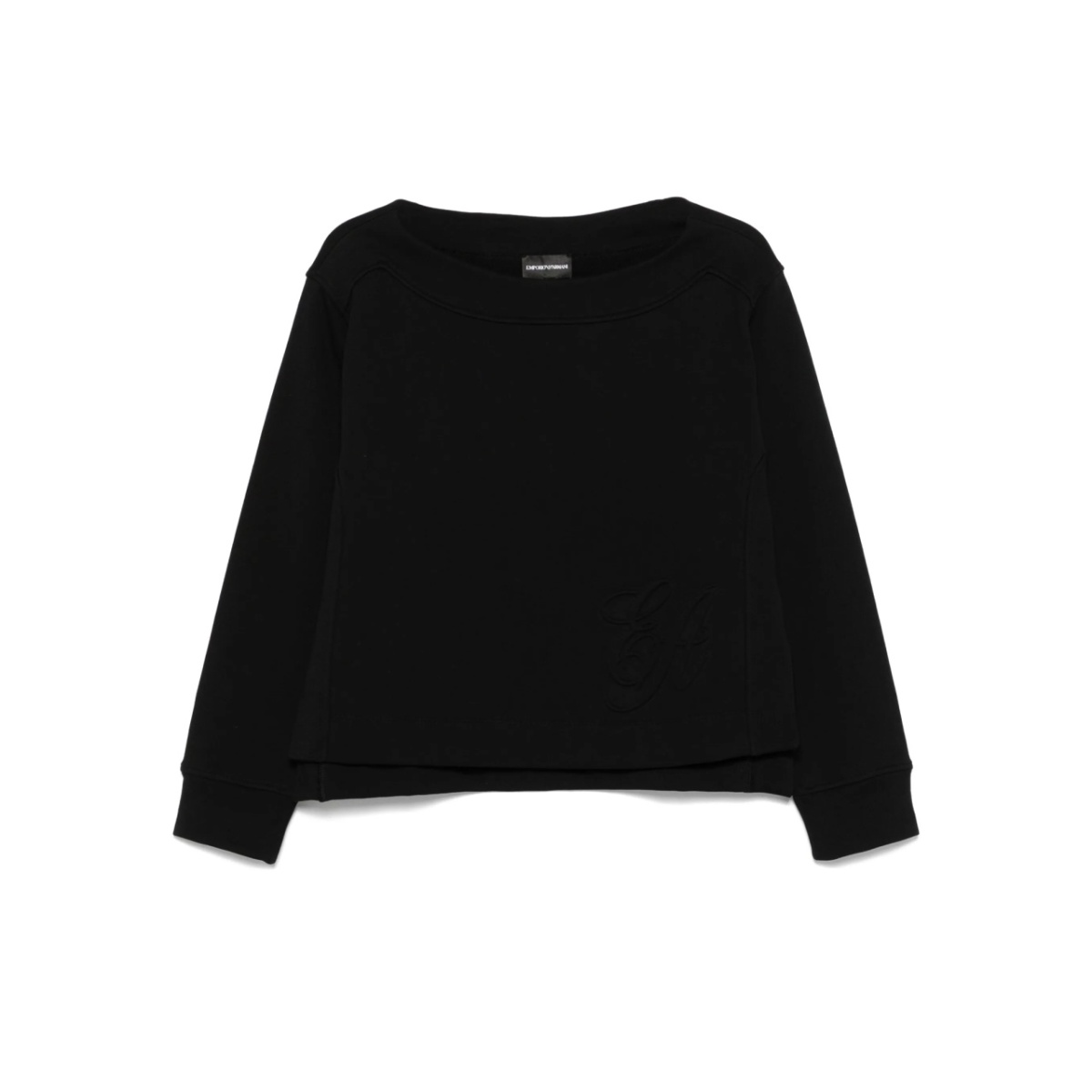 logo-embossed sweatshirt