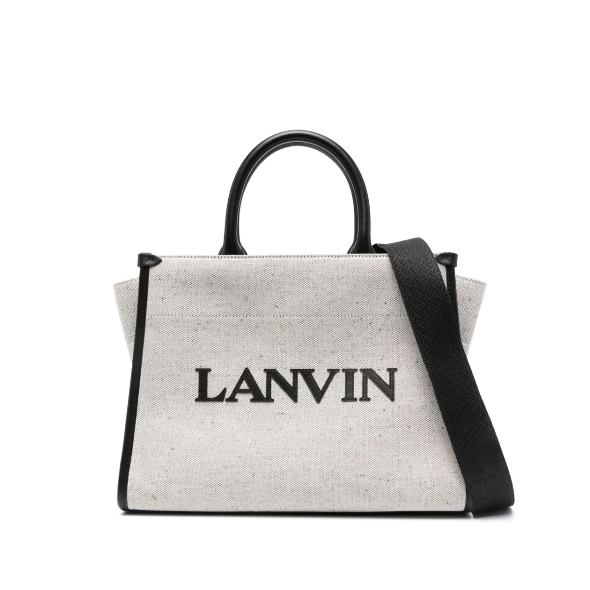 logo-embossed tote bag