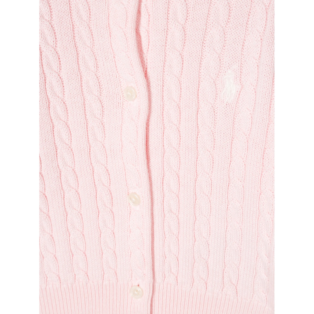 logo embroidered cardigan - Img 3