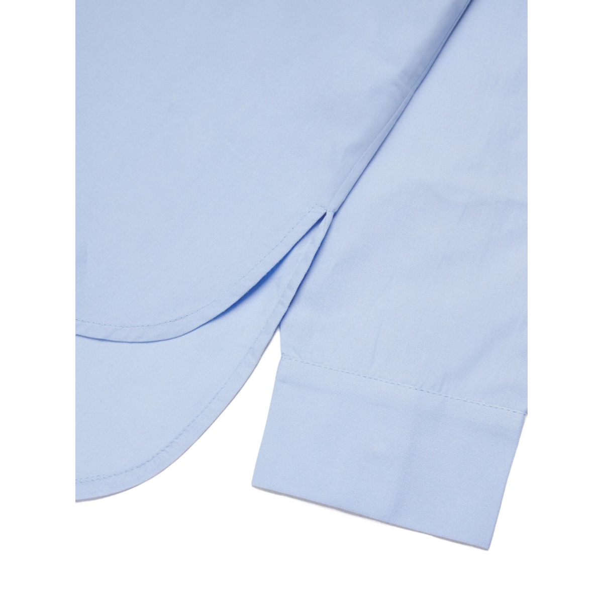 logo-embroidered cotton shirt - Img 4