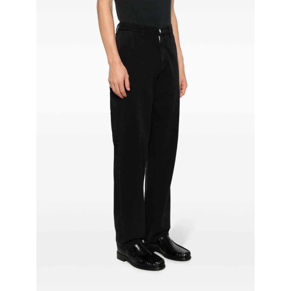 logo-embroidered straight-leg jeans - Img 3