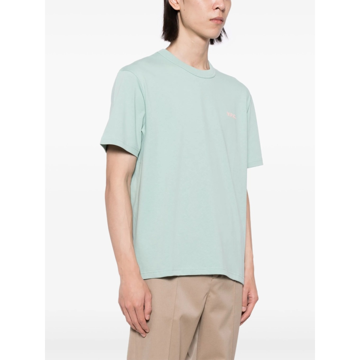 logo-embroidered T-shirt - Img 3