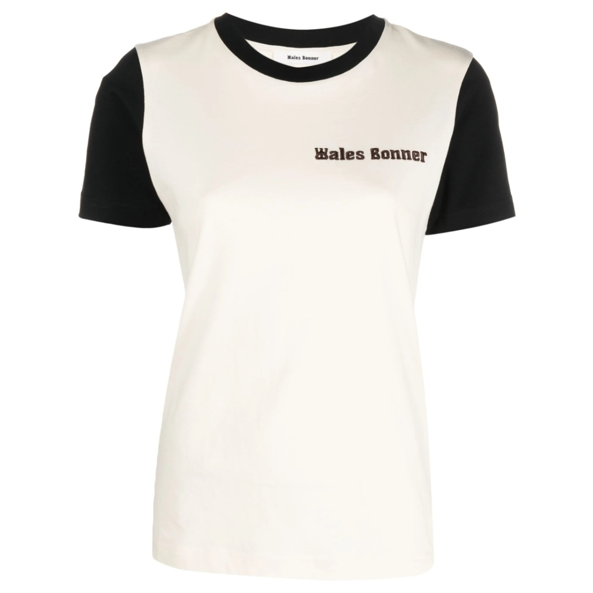 logo-embroidered T-shirt
