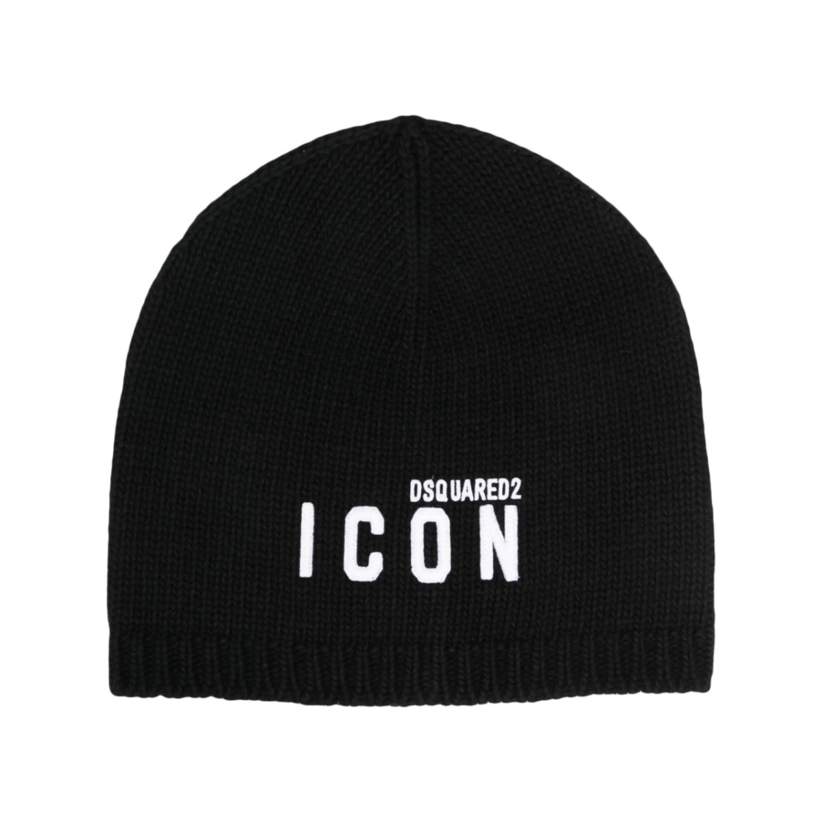 logo-embroidered wool beanie