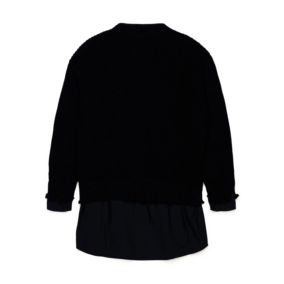 logo-embroidered wool-blend dress - Img 2