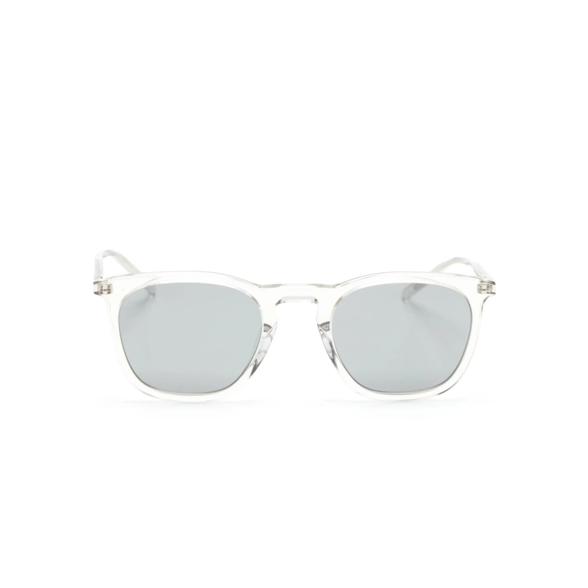 logo-engraved square-frame sunglasses
