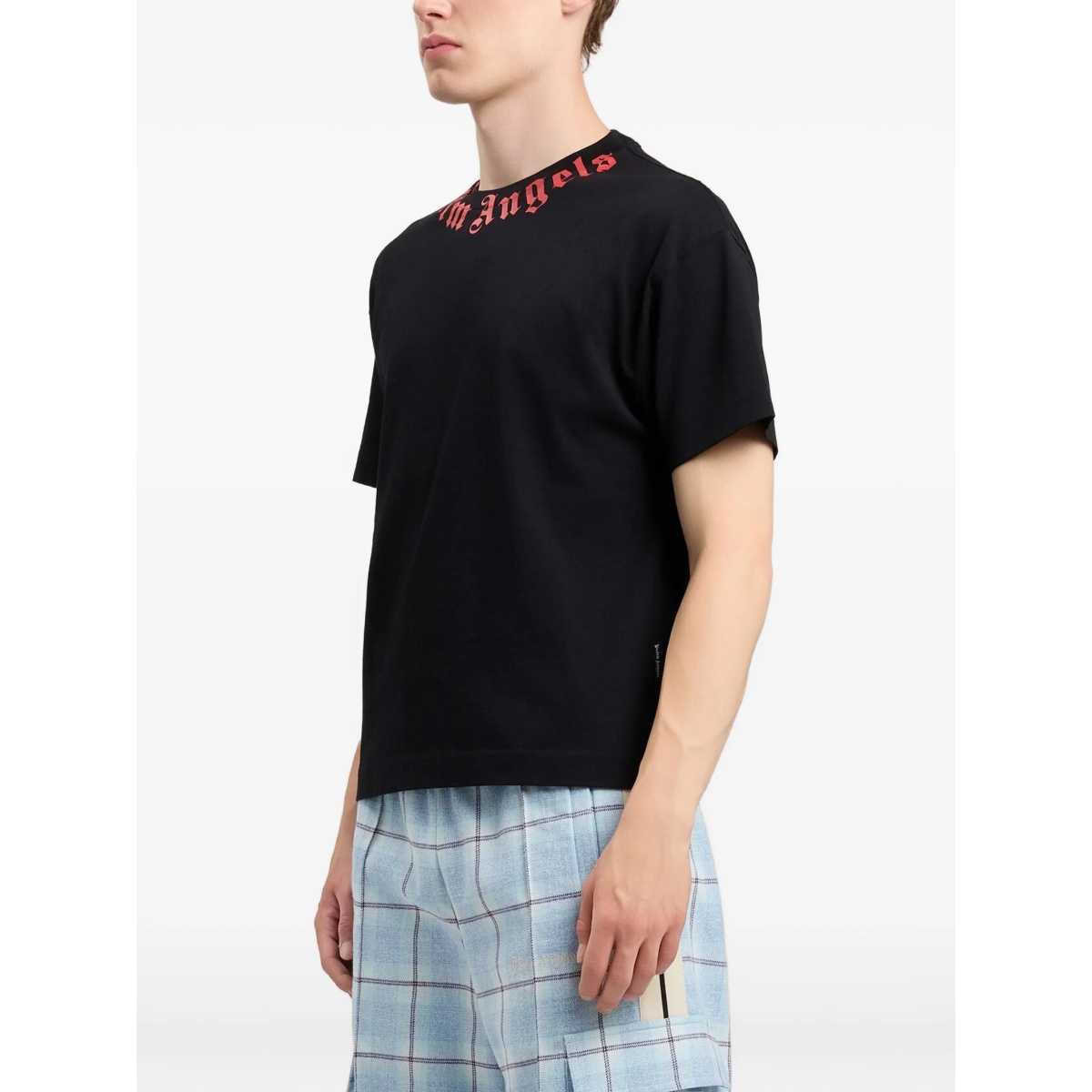 logo neck T-shirt - Img 4