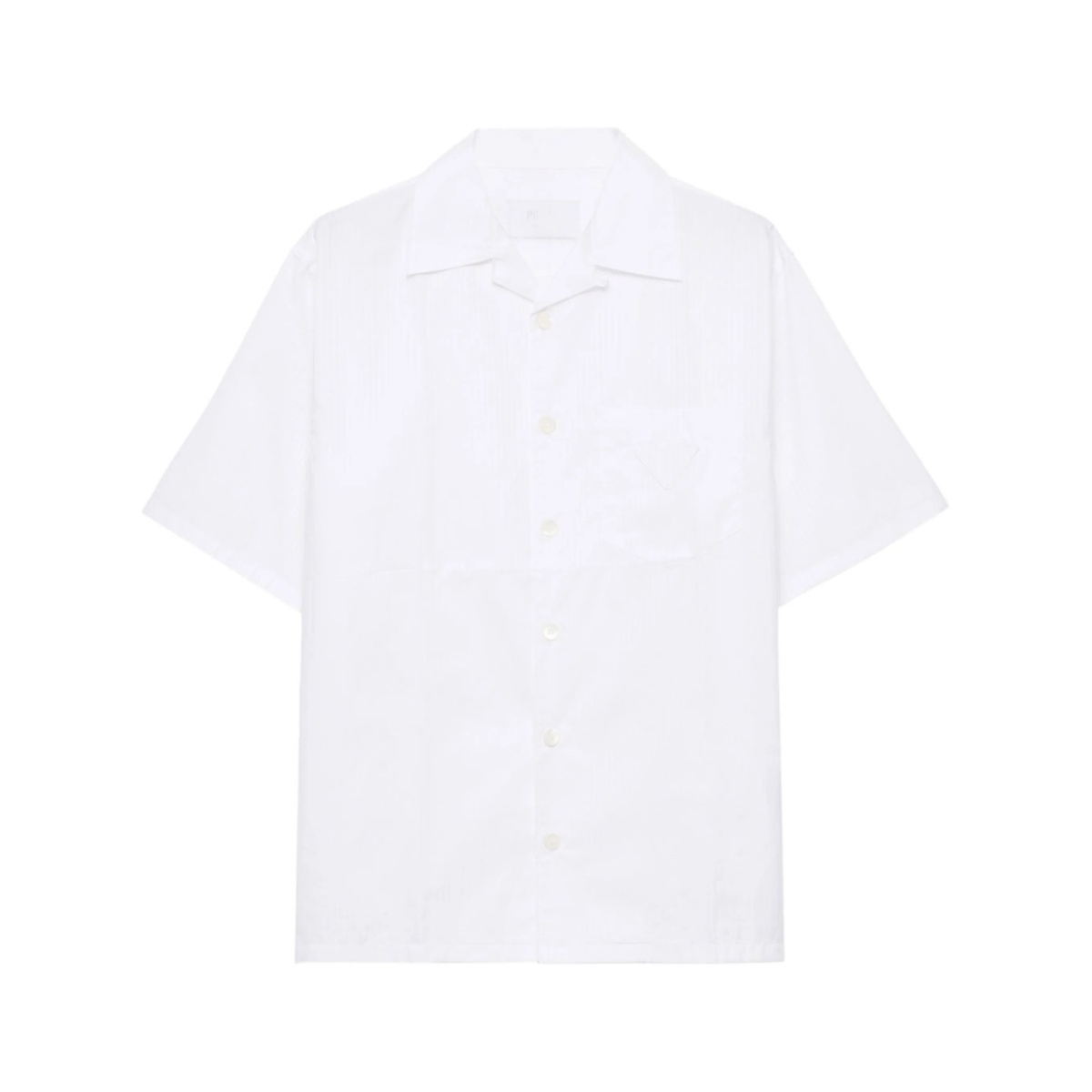 logo-patch bowling shirt