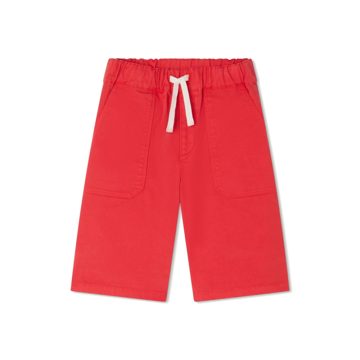 logo-patch cotton-blend shorts