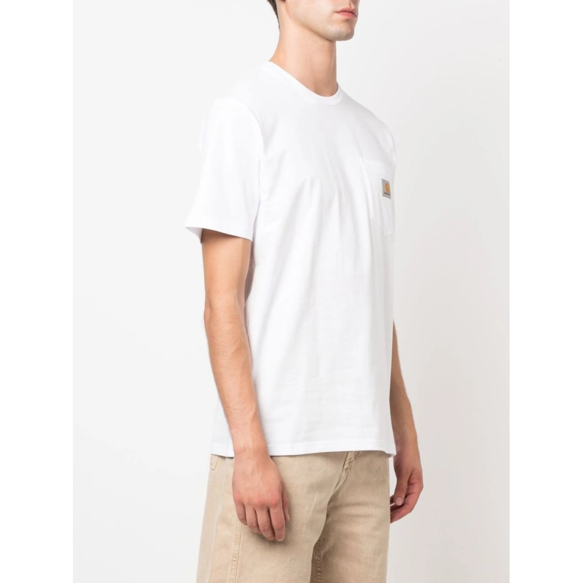 logo-patch cotton T-shirt - Img 3