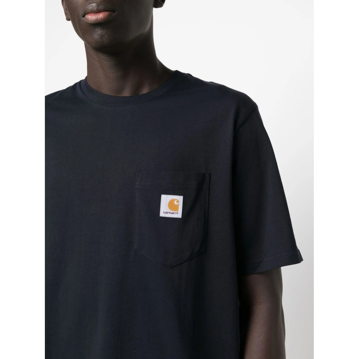 logo-patch cotton T-shirt - Img 5