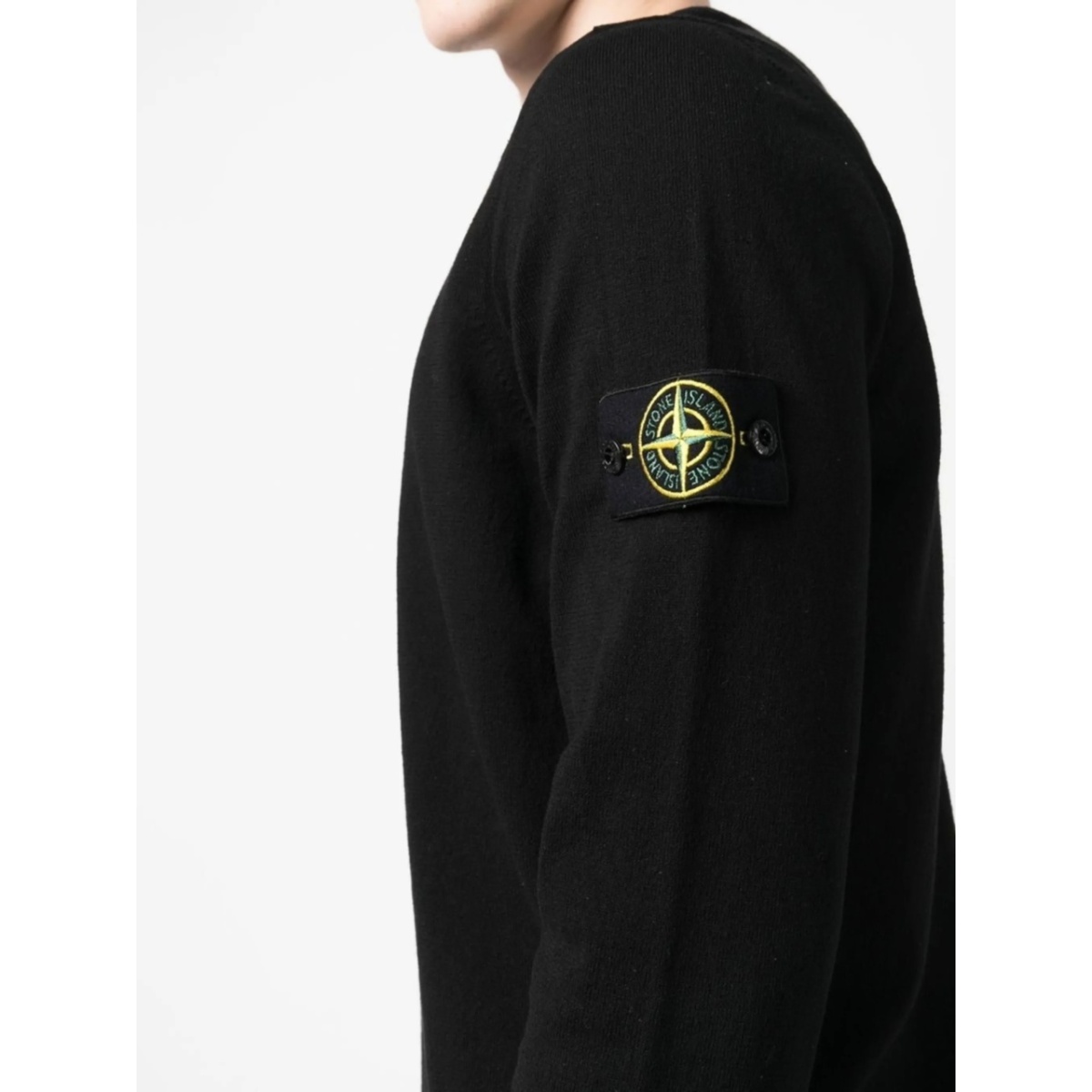 logo-patch crew neck jumper - Img 5