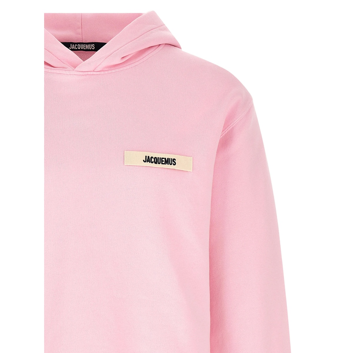logo-patch dropped-shoulders hoodie - Img 3