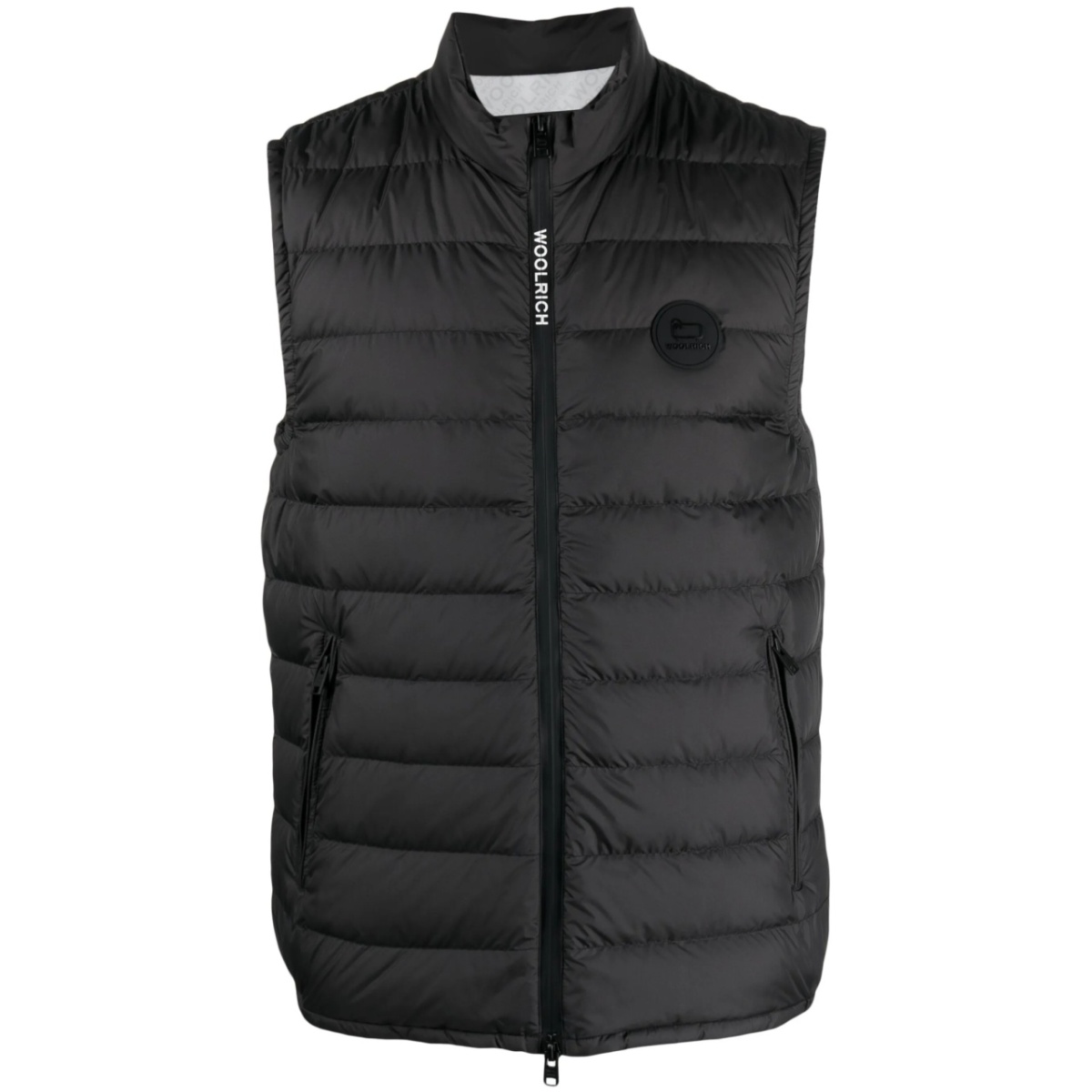 logo-patch padded down gilet