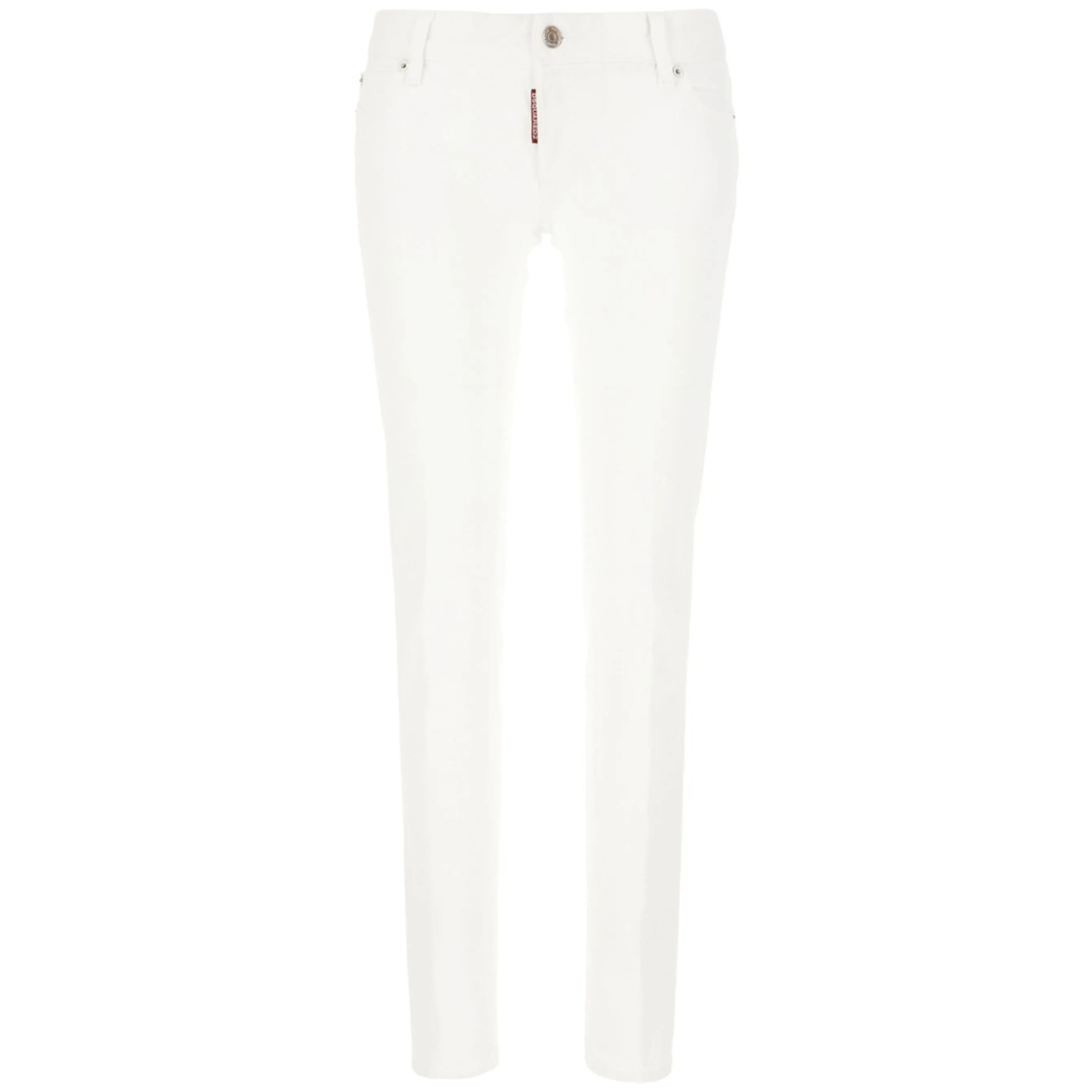 logo-patch skinny jeans