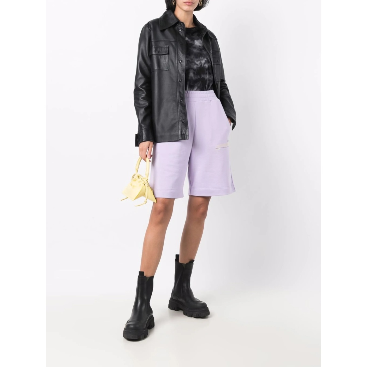logo patch track shorts - Img 2