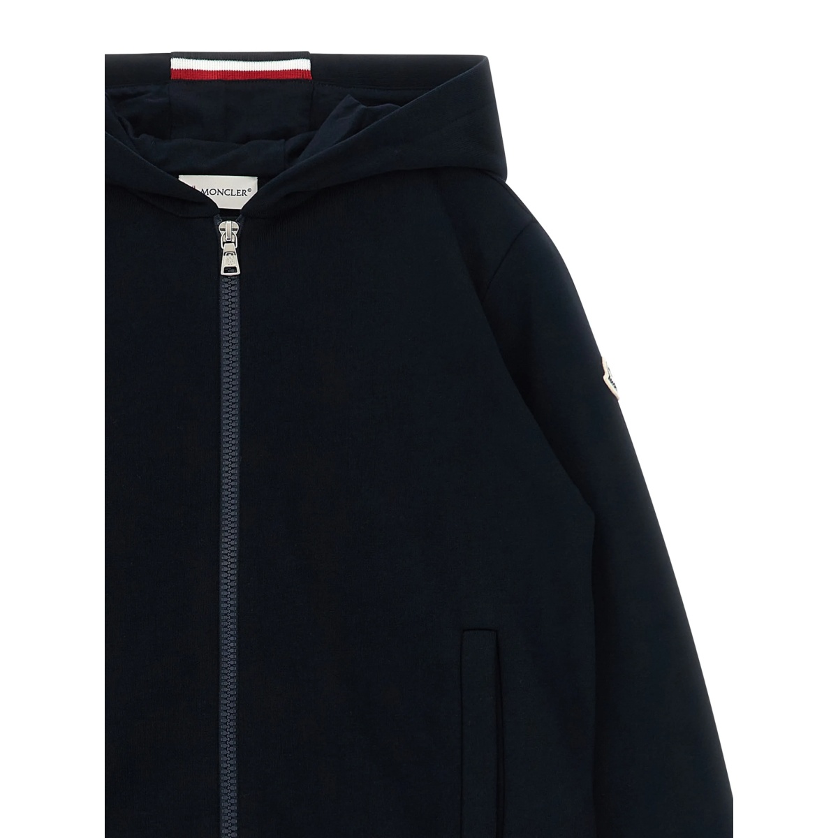 logo-patch zip-up hoodie - Img 3