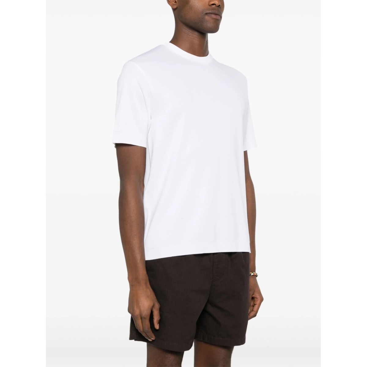 logo-plaque cotton T-shirt - Img 3
