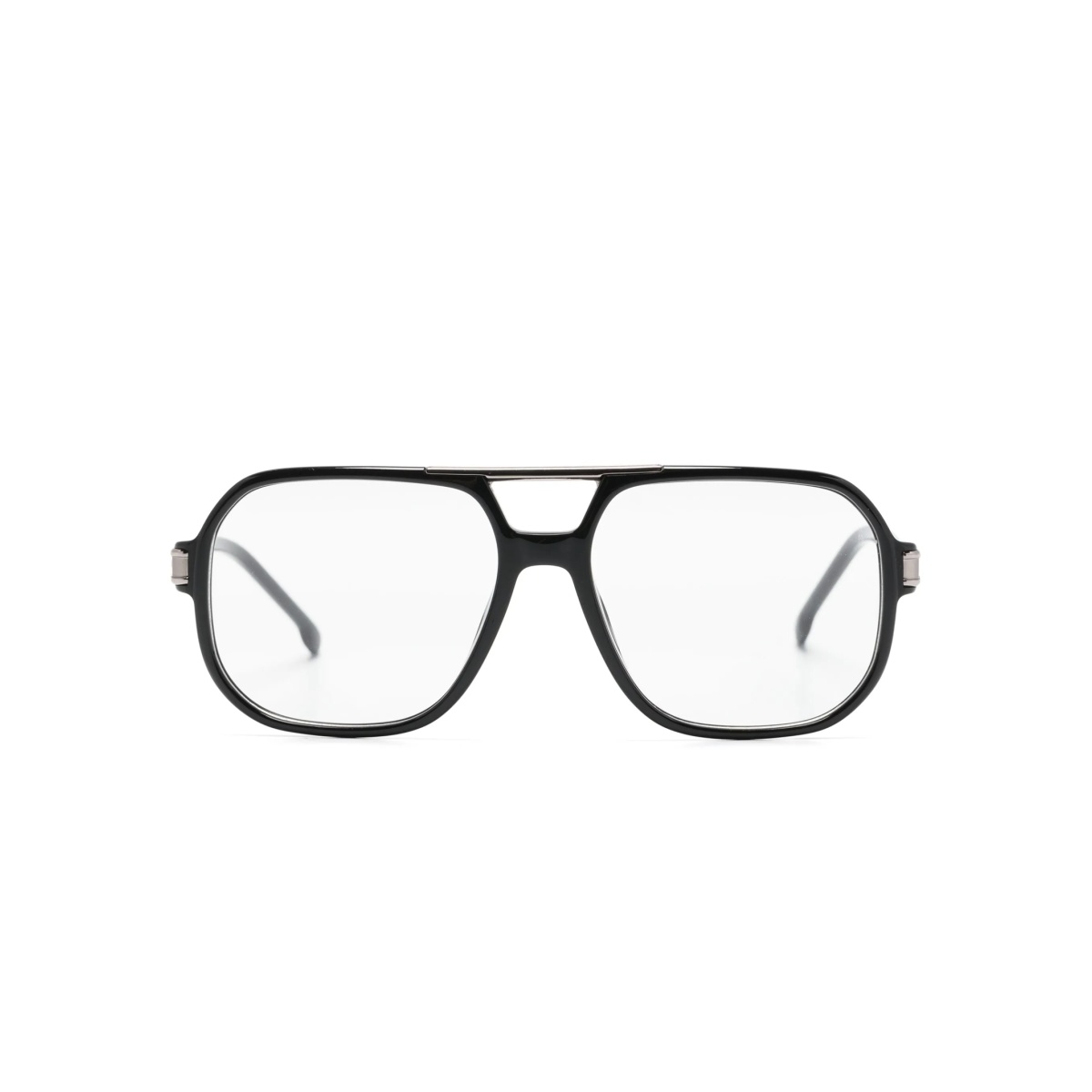 logo plaque pilot-frame glasses