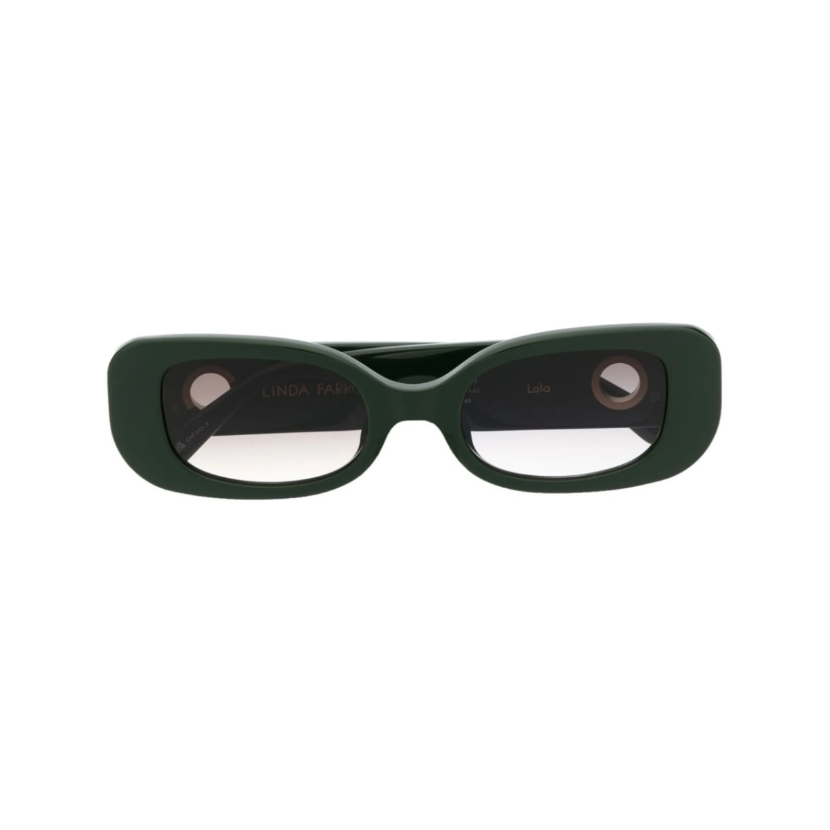 logo-plaque square-frame sunglasses