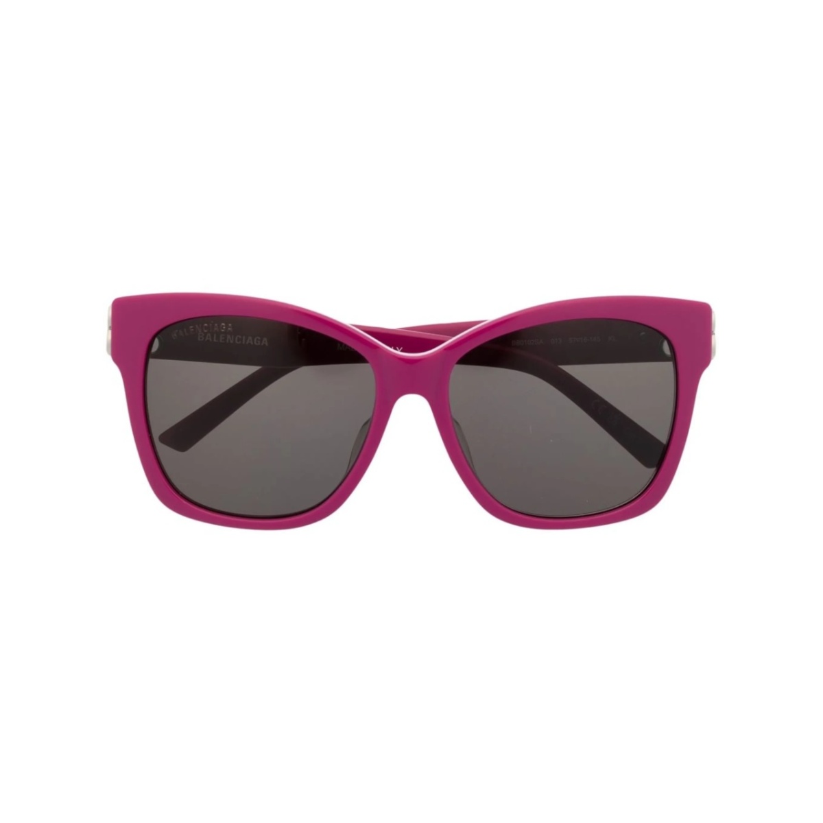 logo-plaque square-frame sunglasses