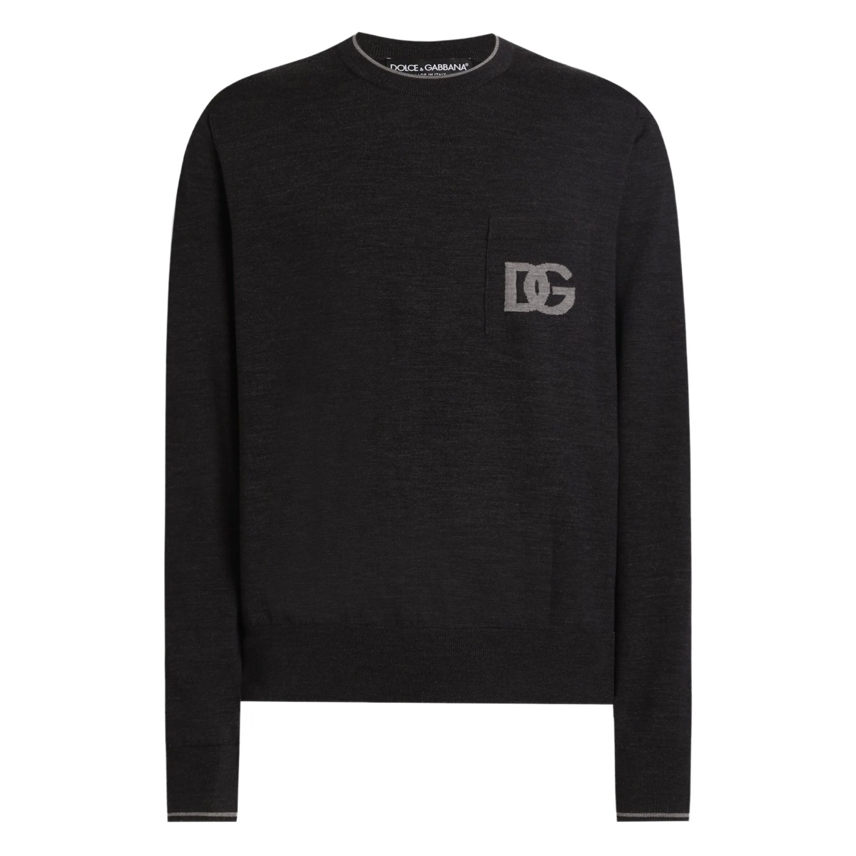 logo pocket sweater