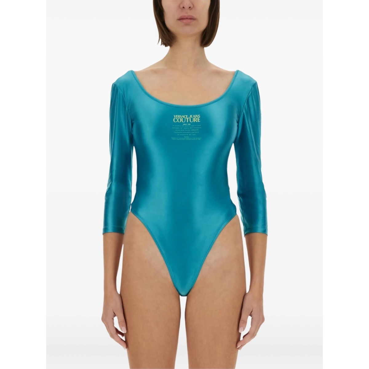 logo-print bodysuit