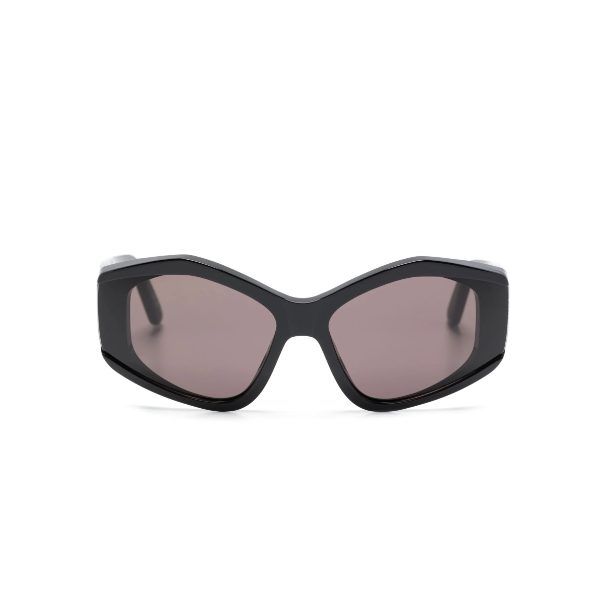 logo-print cat eye-frame sunglasses