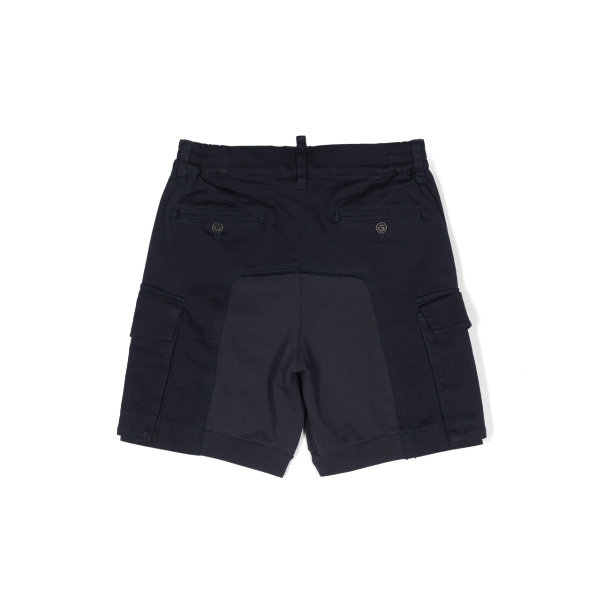 logo-print contrast-panel cargo shorts - Img 2