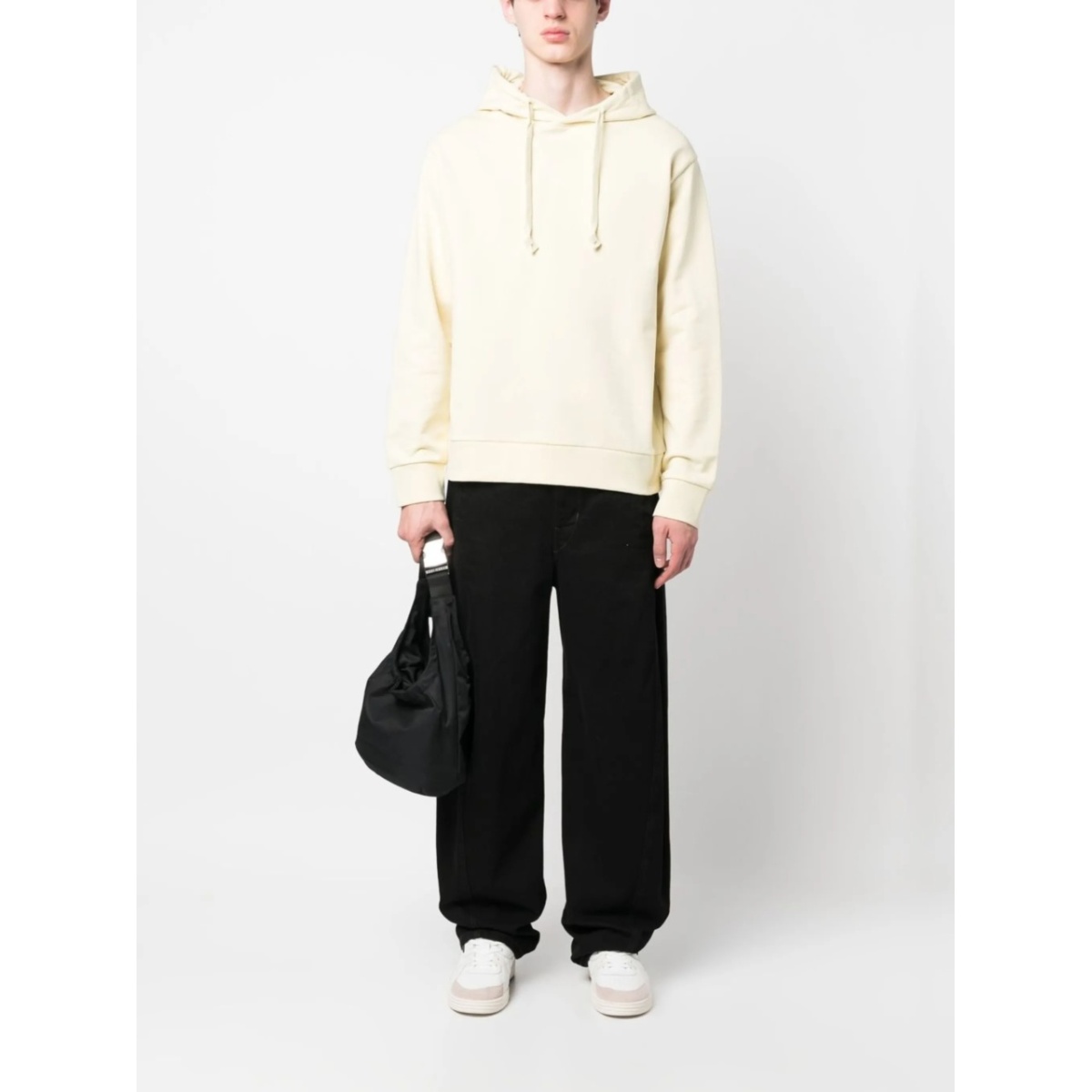 logo-print cotton hoodie - Img 2