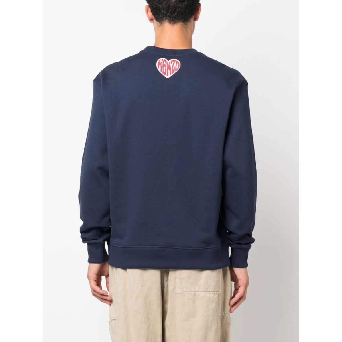 logo-print cotton sweatshirt - Img 4