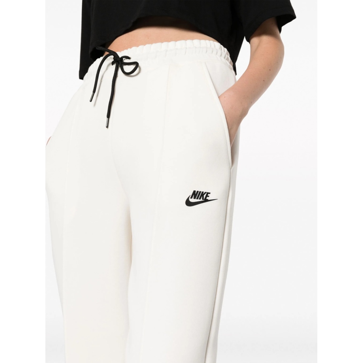 logo-print fleece track pants - Img 5